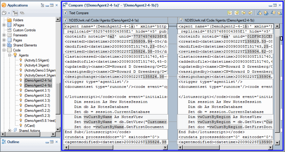 Compare - 2 Agents